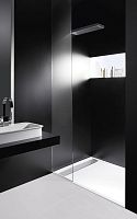 Rectangular shower base ZERMATTrecessedflushacrylic