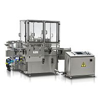 Automatic filler and capper RFPC for liquidsfor pharmaceutical productsrotary