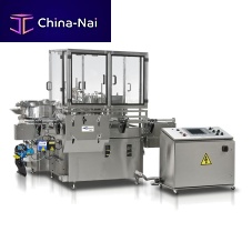 Automatic filler and capper RFPC for liquidsfor pharmaceutical productsrotary