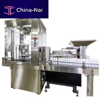 Automatic capping machine for cans