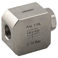 Compressed air relief valve 66050 seriesfor waterstainless steelplug