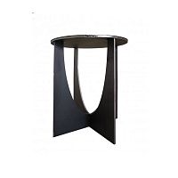 Contemporary side table NOVISsteelmetal baseround
