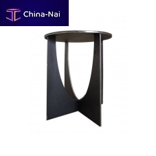 Contemporary side table NOVISsteelmetal baseround