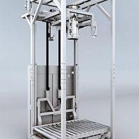 Big bag weigher ELEMENTRA® EGFcontinuousfor the food industryfor bulk materials