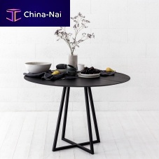 Contemporary dining table FAMILY oiled woodnatural oaksolid wood base