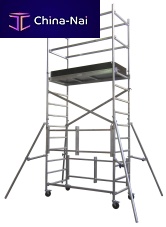 Mobile scaffolding tower Aluxis Juniorfacademodular