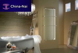 Electric towel radiator TRANSPARENT GLASSelectric infraredcontemporarytempered glass facing
