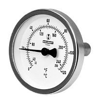 Gas expansion with capillary thermometer T xx seriesbimetallicanalogdial