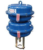 Electro-pneumatic valve actuator P/Rlinearmembrane