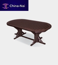 Traditional dining table OPFT4488plasticovalcustom