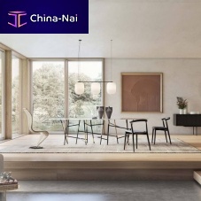 Contemporary dining table Millepiediwoodenmarblemetal base