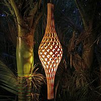 Pendant lamp NKAUbambooplywoodcontemporary