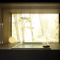 Professional bathtub WATERDREAMconcretewhite