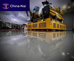 Battery-powered self-propelled trailer SGAE OMNI R 20/33-axlemodularfor shipbuilding