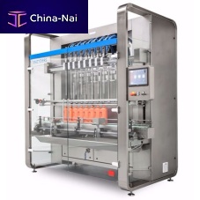 Linear filling machine SCALDISautomaticbottlejerry can