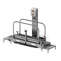 Shoe cleaning station TOP CLASSICAwalk-throughstainless steelautomated