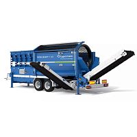 Dry screening screening machine TERRA SELECT T 40for biological waste treatmentmobiledrum