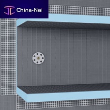 Steel fastening system DOWELstainless steelgalvanised steelmetallic