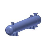 Shell and tube heat exchanger water/waterindustrial