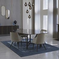 Contemporary dining chair Mollyindoorvelvetupholstered