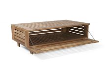 Contemporary coffee table SKANRteakrectangularsquare