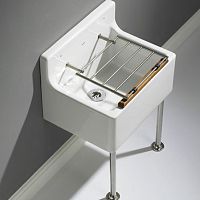 Wall-mounted laundry sink CLEANL20SETceramic