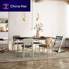 Contemporary dining table USM HallerMDFmetal baserectangular