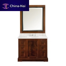 Free-standing washbasin cabinet 64 000 581woodcontemporarywith drawers