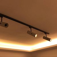 LED track light LVroundaluminumconcrete