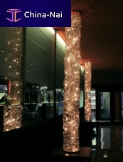 Contemporary light column MT. 4aluminumLED