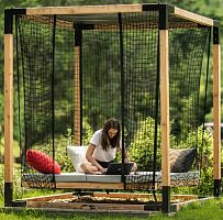 Canopy garden bed Y Dtentehangingdoublesingle