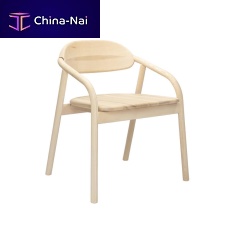Contemporary dining chair ELIA PO02ashash baseFSC certified