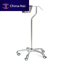 Trolley-mounted surgical basin stand MSK 7020stainless steel