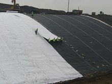 Drainage geogrid INTERDRAINfor retaining wallsroadpolyethylene