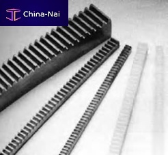 Straight-toothed rack and pinion