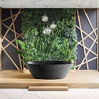 Oval bathtub OPAL QUIZfree-standingfor homescontemporary