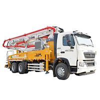 Mobile truck-mounted concrete pump HB39Vfor construction