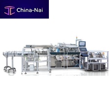 Horizontal cartoner P 91 seriesfor the pharmaceutical industryintermittent-motionservo-driven