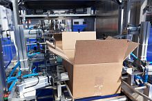 Automatic cardboard box/case erector hot-melt glueadhesive tape