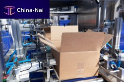 Automatic cardboard box/case erector hot-melt glueadhesive tape