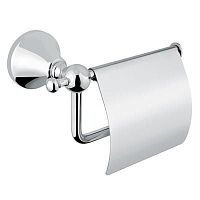 Wall-mounted toilet roll holder 19 CR A520chromed metalfor hotel