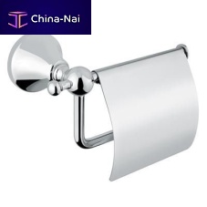 Wall-mounted toilet roll holder 19 CR A520chromed metalfor hotel
