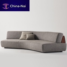 Semicircular sofa Mistral contemporaryfabricleather
