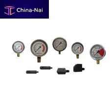 Analog pressure gauge HG seriesthreadedliquid-filled Bourdon tubefor hydraulic applications