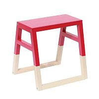Contemporary stool DOLLYoaklacquered woodoak base