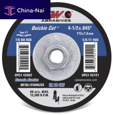 Steel cut-off wheel 45001for stainless steelaluminum oxidezirconia