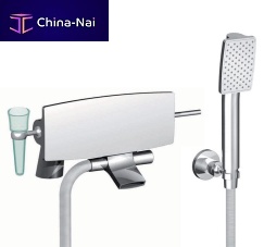 Bathtub mixer tap F3654/5deck mountedchromed metalbathroom