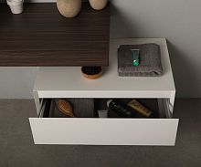 Wall-hung washbasin cabinet MINIMAL 25.1woodencontemporarywith drawers