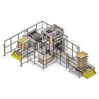 Automatic depalletizer VEGA60layerfor the food and beverage industryjar