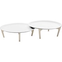 Contemporary coffee table TRAYashacrylicround